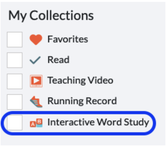 Word Study Filter
