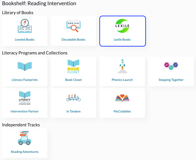 Bookshelf Dash - Lexile