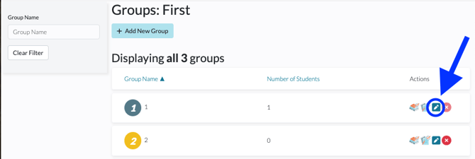 Groups - Edit Group